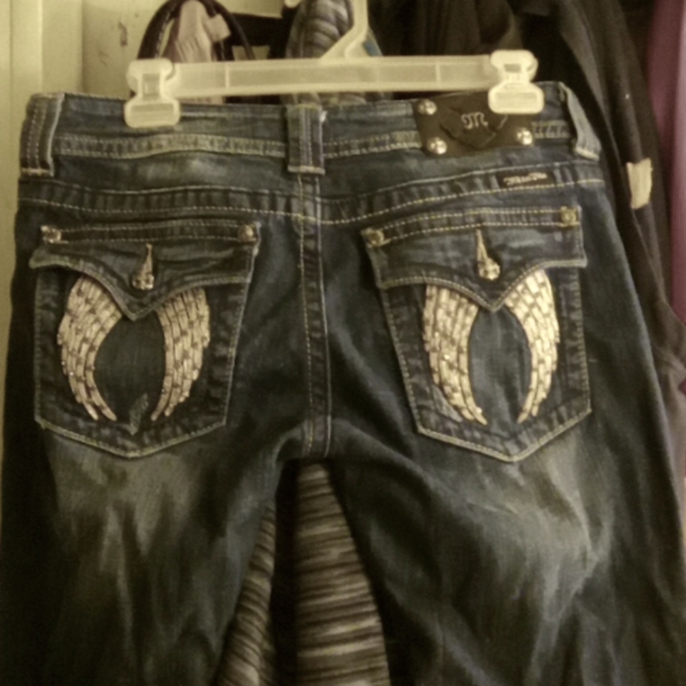 🚫HOLD🚫Angel wing Miss Me jeans 👼 NO TRADES.